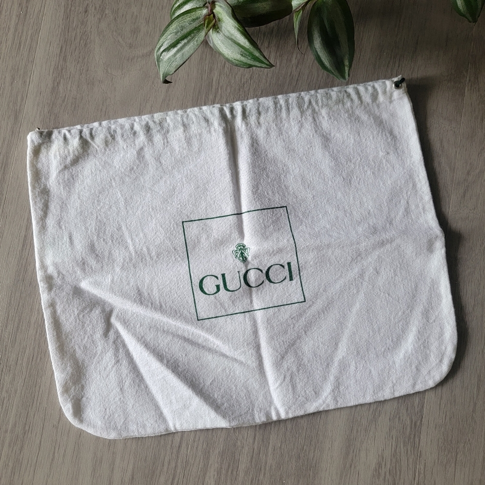 Authentic Gucci White Dust Bag